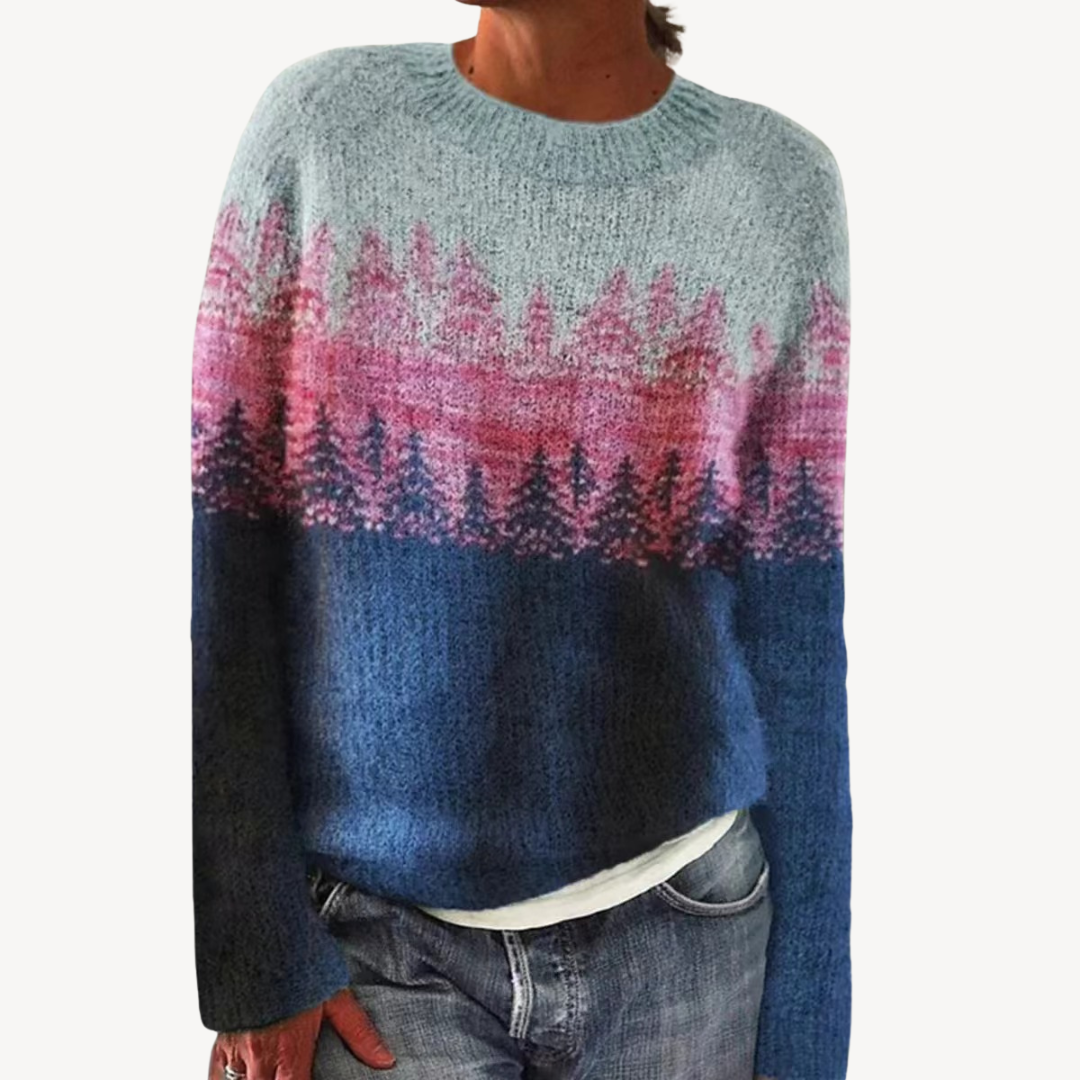 Bestickter Blumenpullover für Damen | Loravelle 6