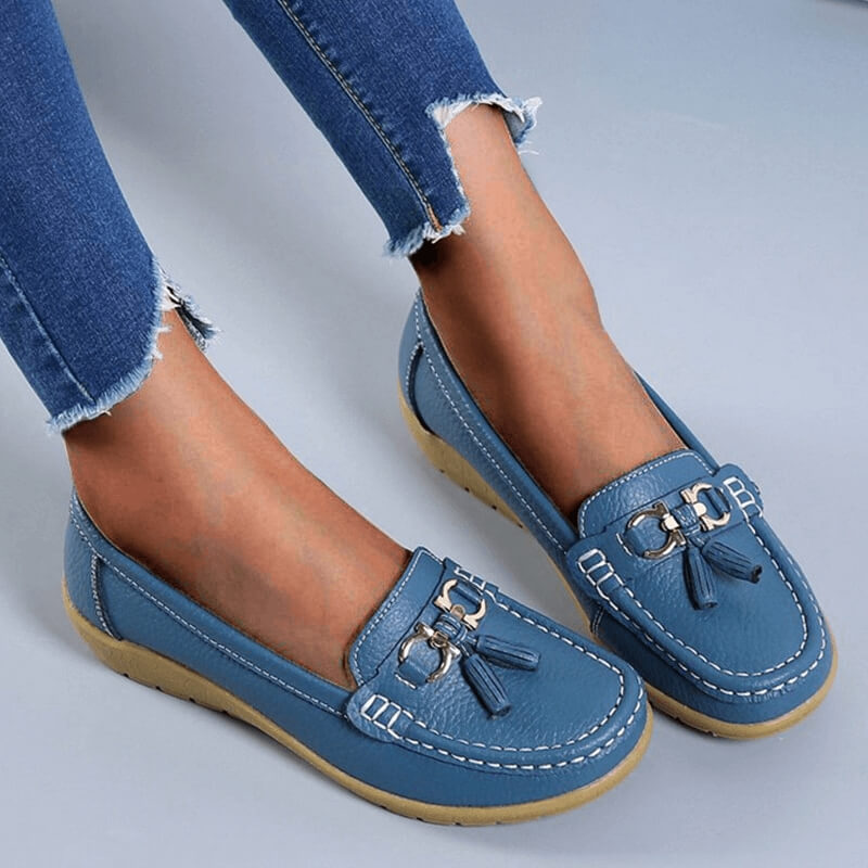 Orthopädische Lederschuhe Bequem Modern Frauen - BerlinGlamour