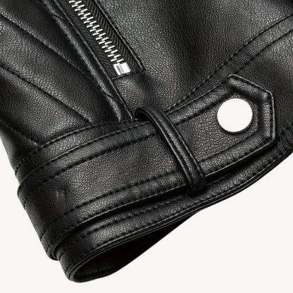 Bikerjacke aus Kunstleder für Damen | Loravelle 7