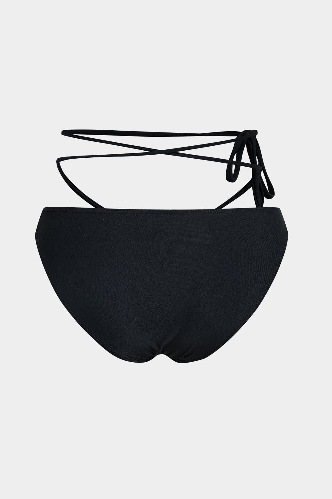 Bikini-Set Dreiteilig mit Perlen Wickelband-Design