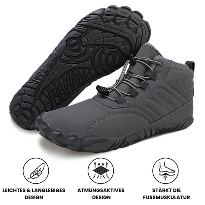 Wasserdichte Winter-Barfußschuhe Warm und Flexibel