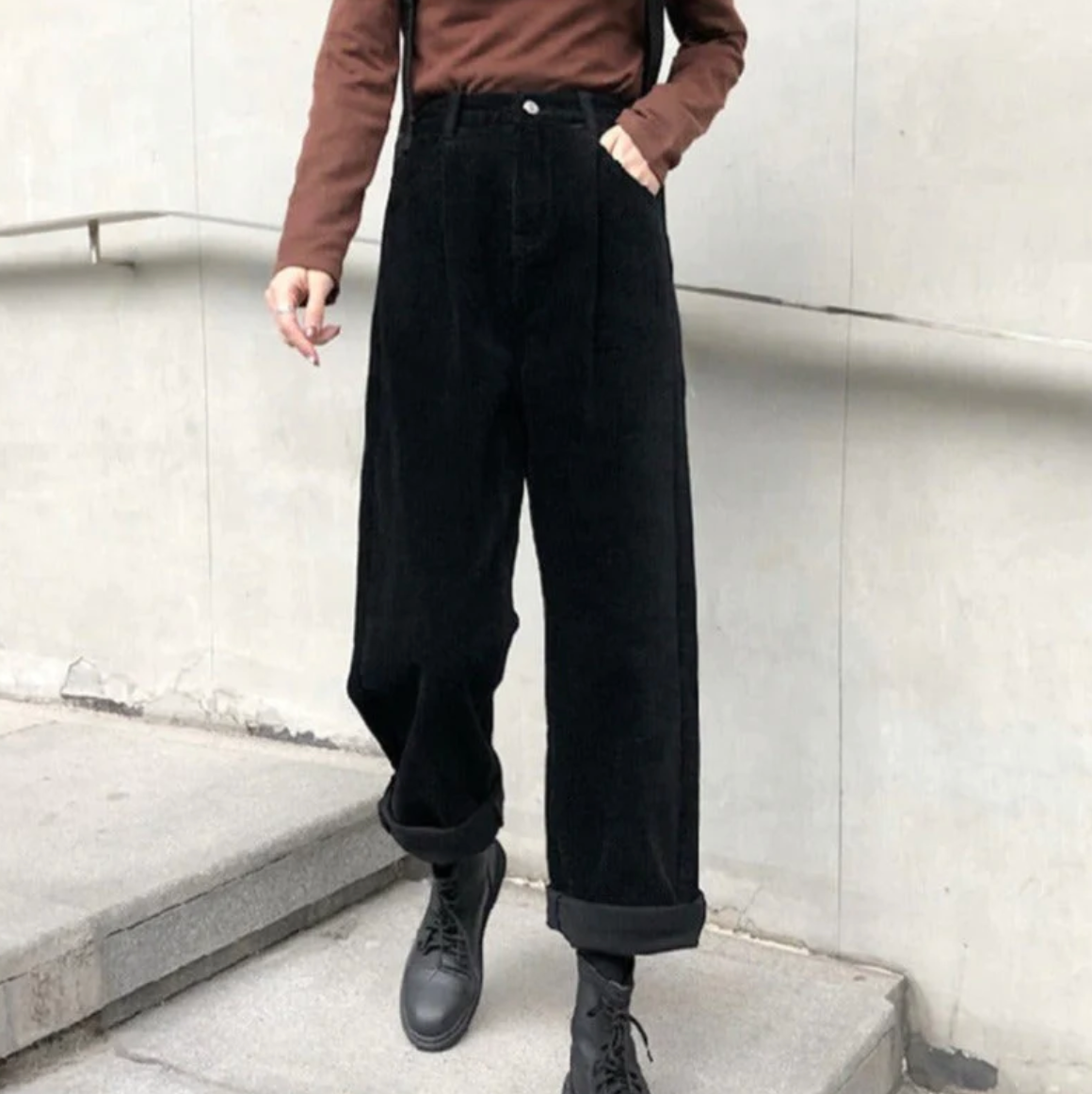 Schicke Kordhose Damen Elegant