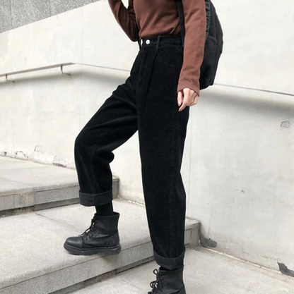 Schicke Kordhose Damen Elegant - BerlinGlamour