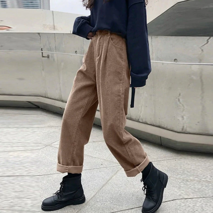 Schicke Kordhose Damen Elegant