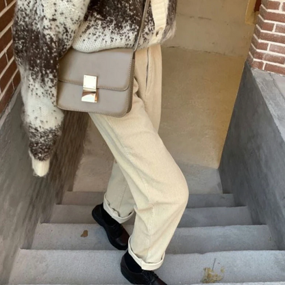 Schicke Kordhose Damen Elegant