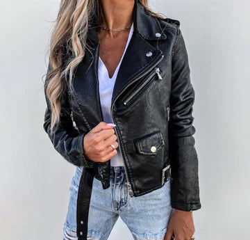 Stilvolle Damenjacke Modern Elegant Schwarz - BerlinGlamour