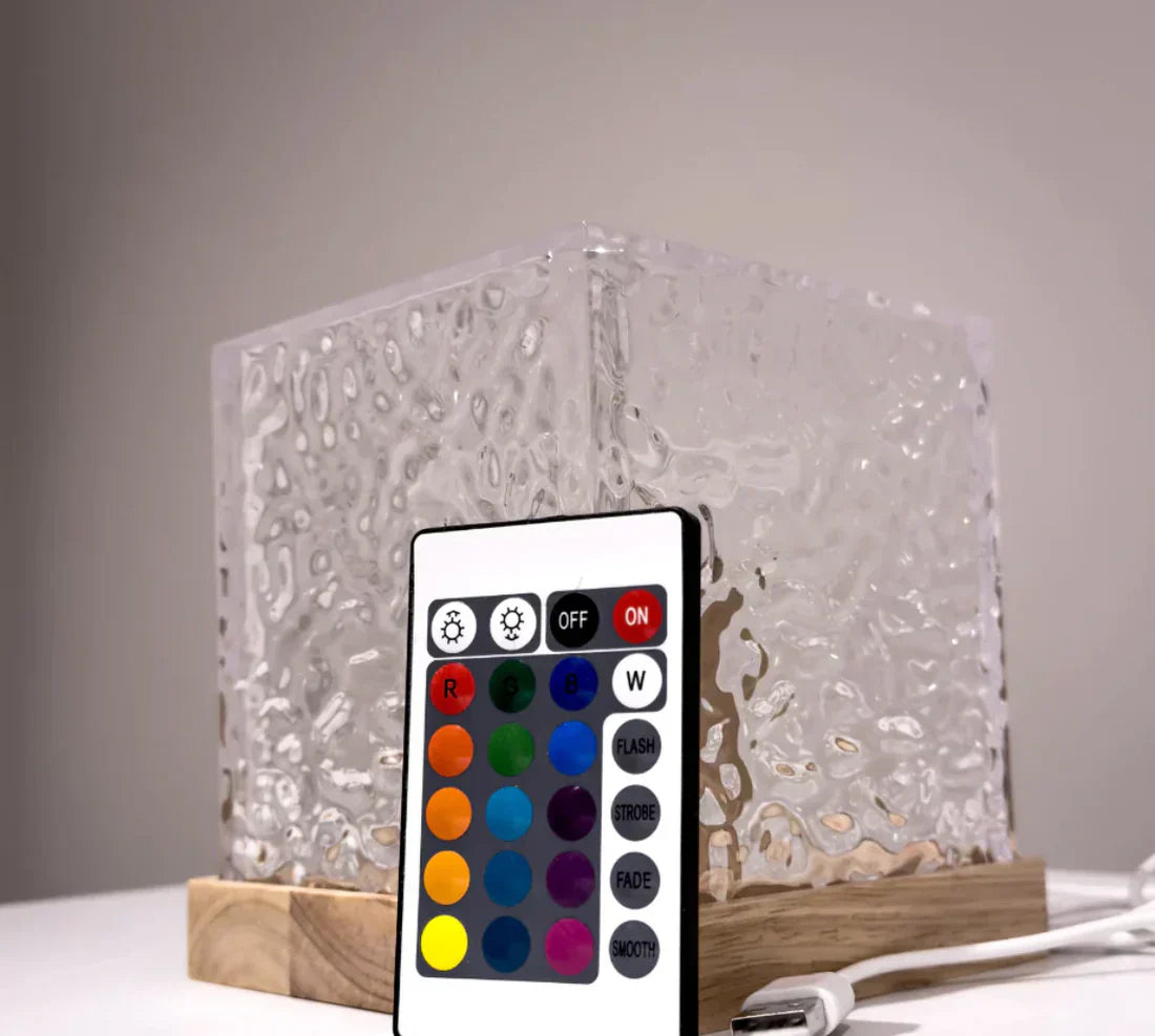 LED Projektionslampe RGB 16 Farben Dimmbar Fernbedienung