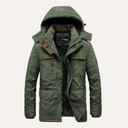 Birmingham Herren-Winterparka mit Fleecefutter und Kapuze 0