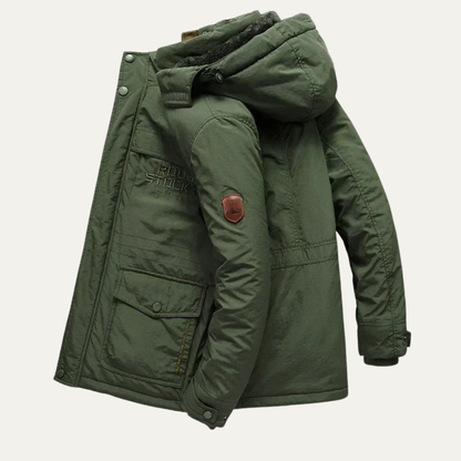 Birmingham Herren-Winterparka mit Fleecefutter und Kapuze 1
