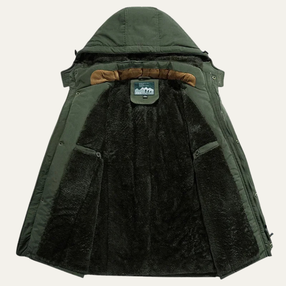 Birmingham Herren-Winterparka mit Fleecefutter und Kapuze 2