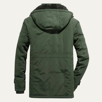 Birmingham Herren-Winterparka mit Fleecefutter und Kapuze 3