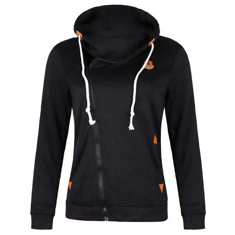 Kapuzen-Hoodie mit Reißverschluss und Kordelzug Große Taschen