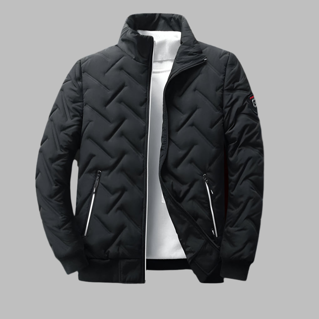 Herren Windjacke Reißverschluss Warm Wasserabweisend - BerlinGlamour