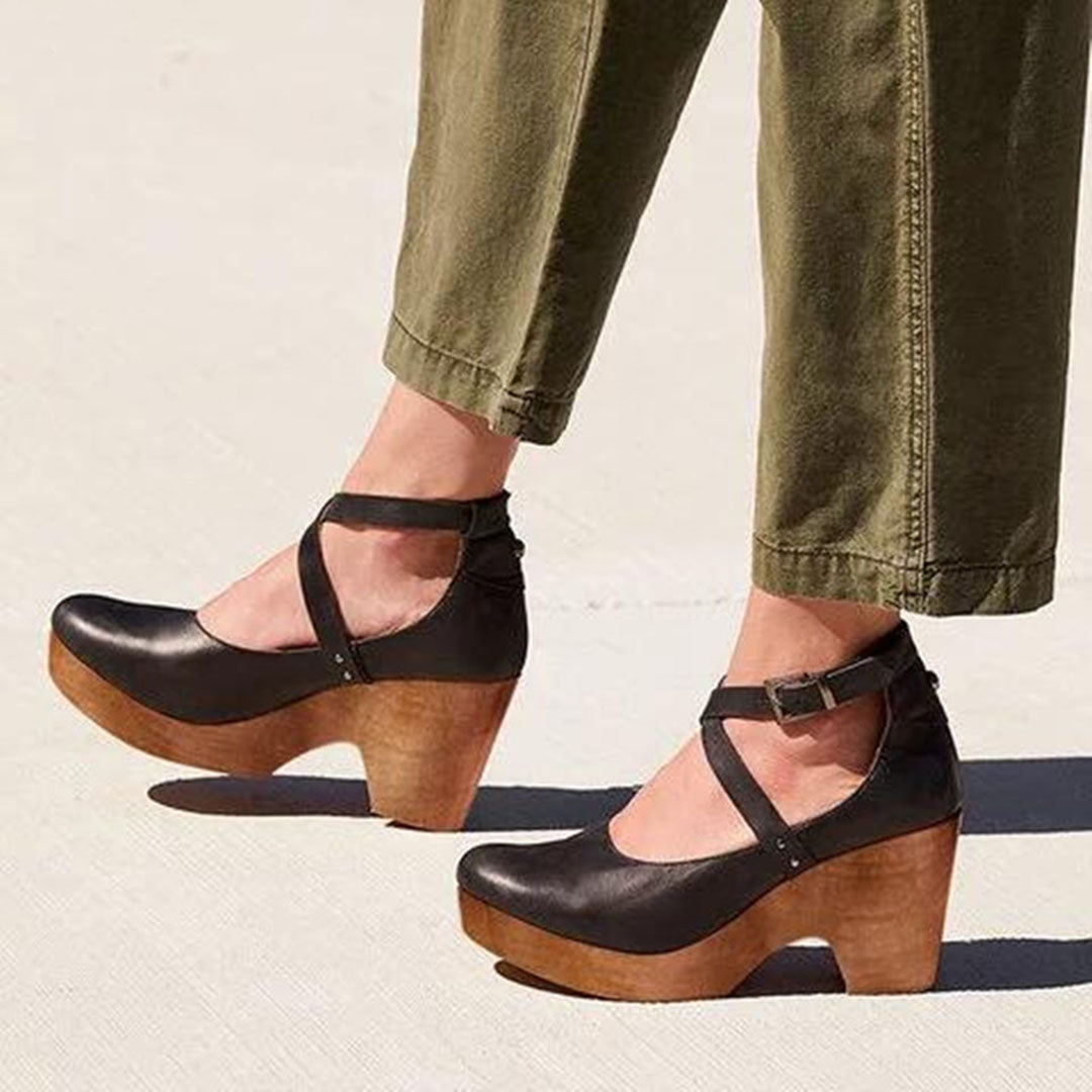Damen High Heels Wedge Schuhe Elegant Geschlossen - BerlinGlamour