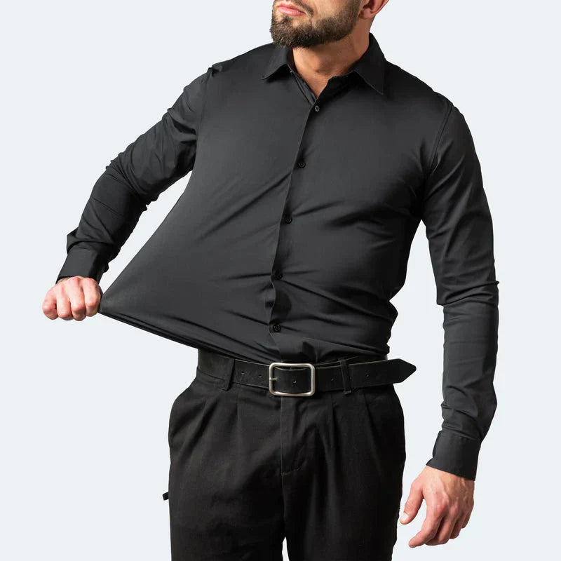 Stretch Hemd Faltenfrei Modern - BerlinGlamour