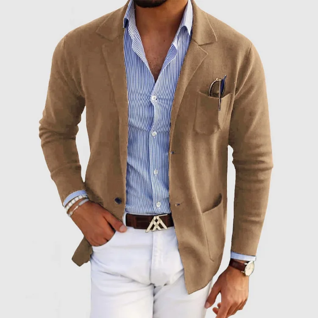 Blazerjacke – Modern geschnittene Polyestermischung und schlanke Form 11