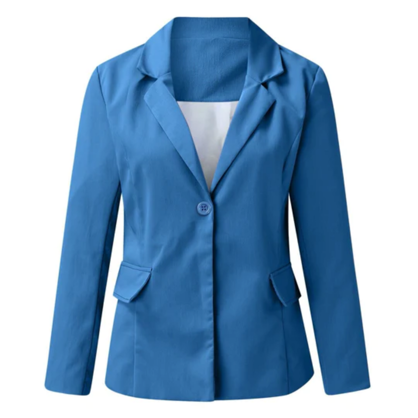 Damen Blazer Offener Schnitt Bürojacke Modern