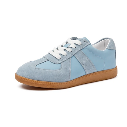 Echte Leder Turnschuhe Sneaker Damenschuhe