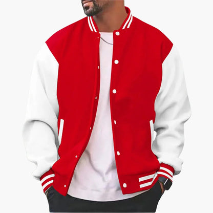 Bomber Schnitt Jacke für Herren 2