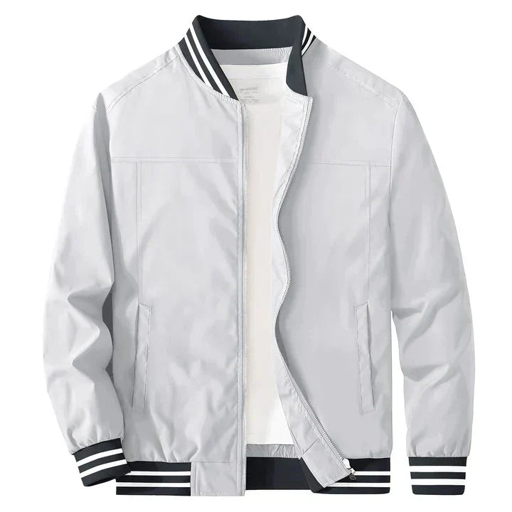 Bomberjacke - Leichte Harrington-Sommerjacke mit Reißverschluss für Männer-Chaps Herrenmode