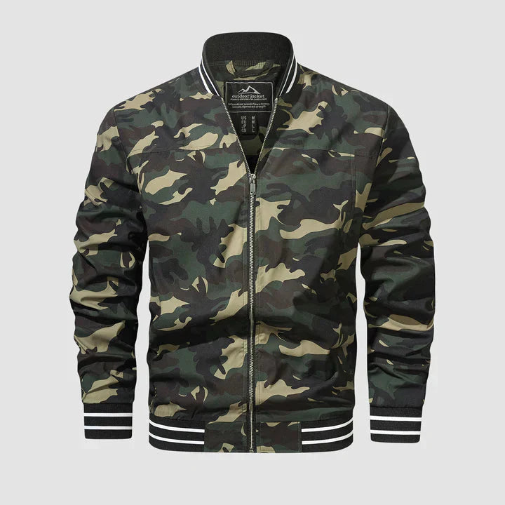 Bomberjacke - Leichte Harrington-Sommerjacke mit Reißverschluss für Männer-Chaps Herrenmode