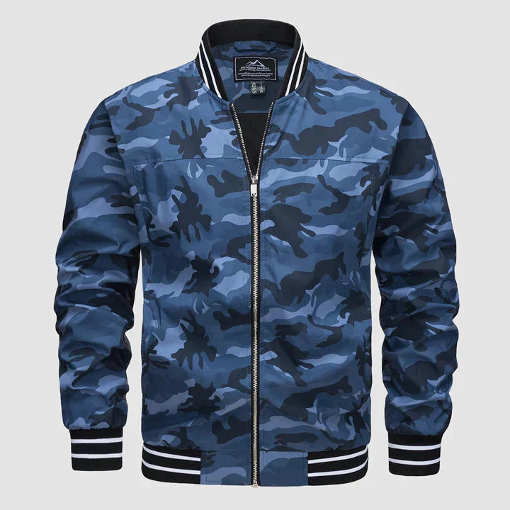Bomberjacke - Leichte Harrington-Sommerjacke mit Reißverschluss für Männer-Chaps Herrenmode