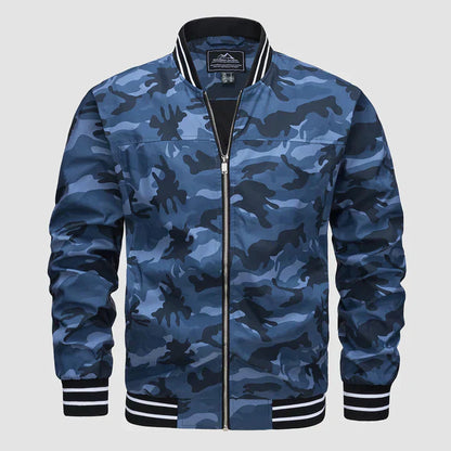 Bomberjacke - Leichte Harrington-Sommerjacke mit Reißverschluss für Männer-Chaps Herrenmode