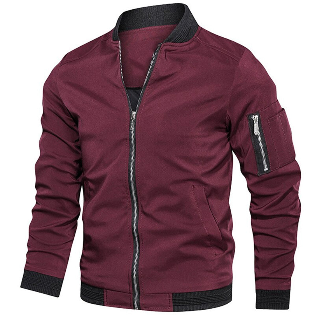 Leichter Sommerblazer Herren Reißverschlussjacke - BerlinGlamour