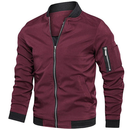 Leichter Sommerblazer Herren Reißverschlussjacke - BerlinGlamour