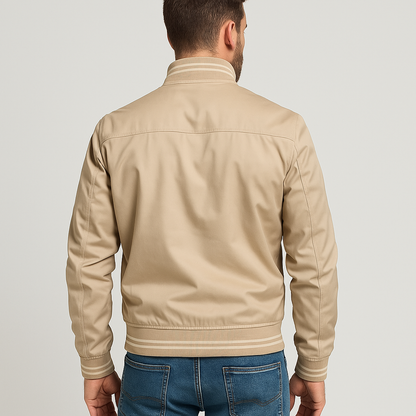 Bomberjacke | Reißverschluss | Schmale Passform | Herbstjacke | Herrenjacke-Chaps Herrenmode
