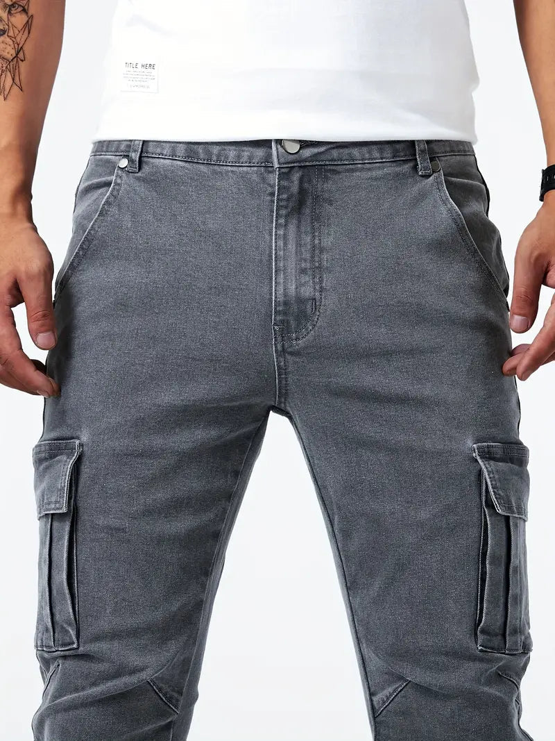 Männer Cargohose Bequem Lässig Baumwolle - BerlinGlamour