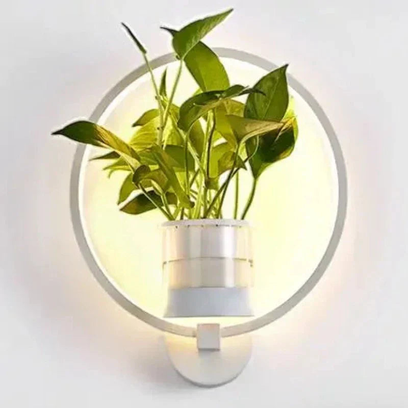 Pflanzenlampe Wandbeleuchtung Modern Grünpflanze