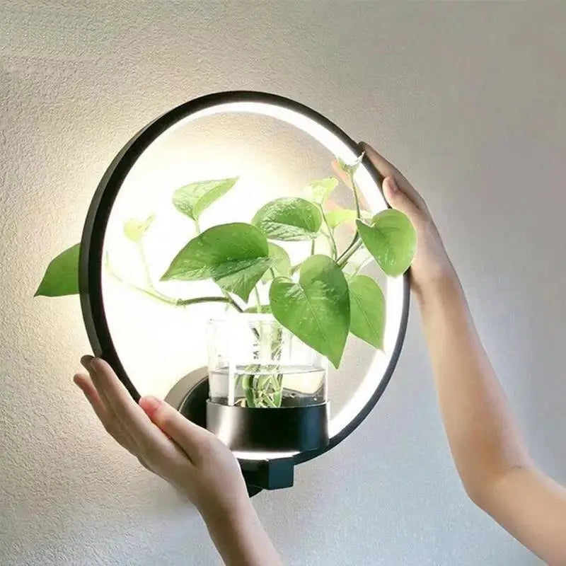 Pflanzenlampe Wandbeleuchtung Modern Grünpflanze