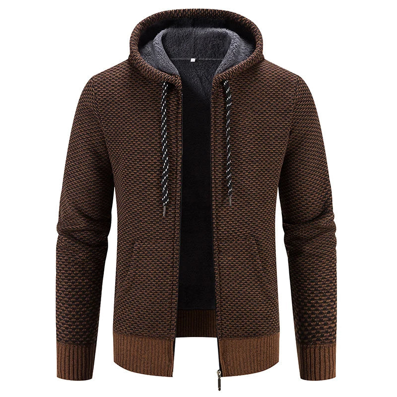 Männers Strickjacke - bequem und aus Hanf