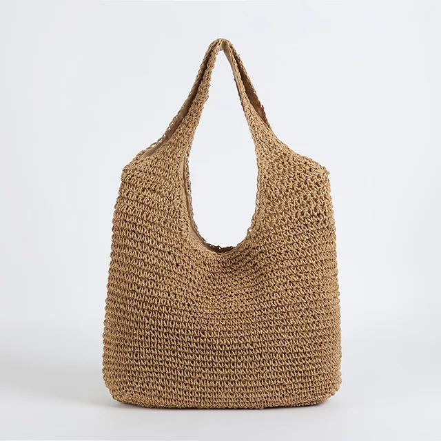 Strandtasche Elegante Stroh Handtasche Sommer - BerlinGlamour