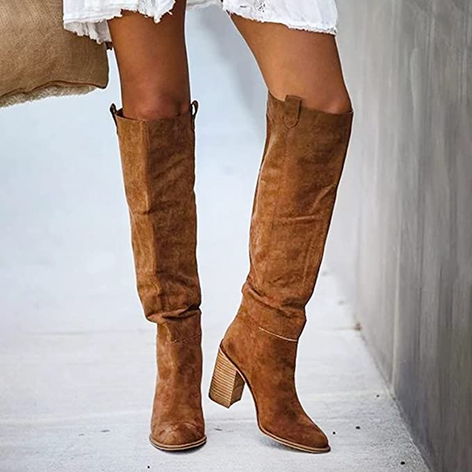 Overknee Stiefel Damen Lässig Stylisch Schwarz