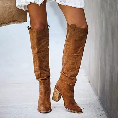 Overknee Stiefel Damen Lässig Stylisch Schwarz