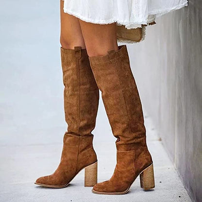 Overknee Stiefel Damen Lässig Stylisch Schwarz