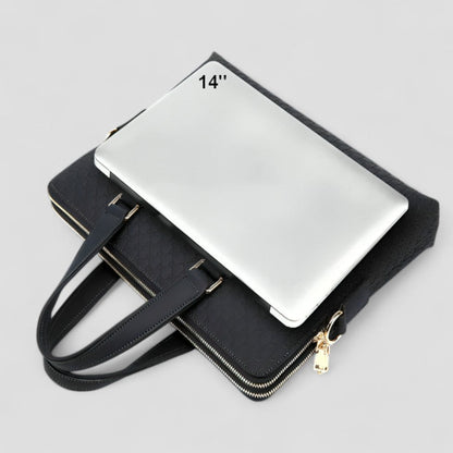 Business-Laptoptasche aus Leder mit passender Reisebrieftasche 4
