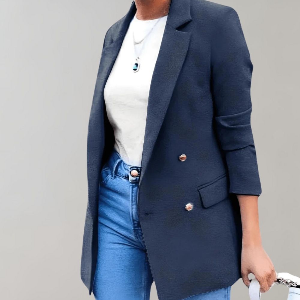 Elegante Damenjacke Lang Frühling Trendy - BerlinGlamour