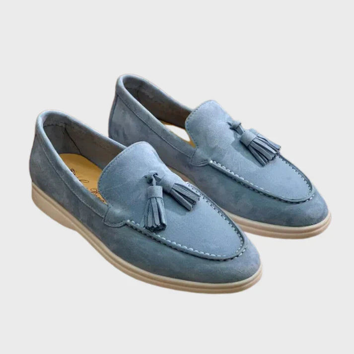 Weiche Schaffell Loafer Damen Quaste Winter Mode - BerlinGlamour