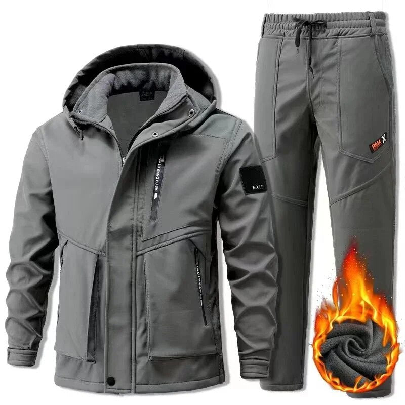 Herren Outdoor-Set Fleece Warm Funktionell