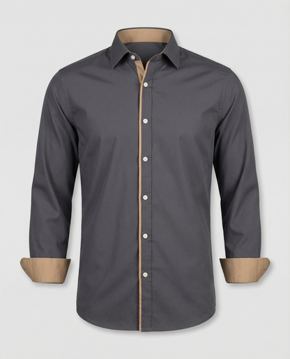 Herren Hemd Herbstlich Flanell Warm