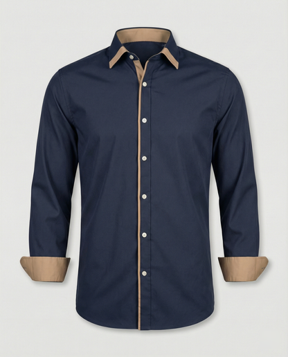Herren Hemd Herbstlich Flanell Warm