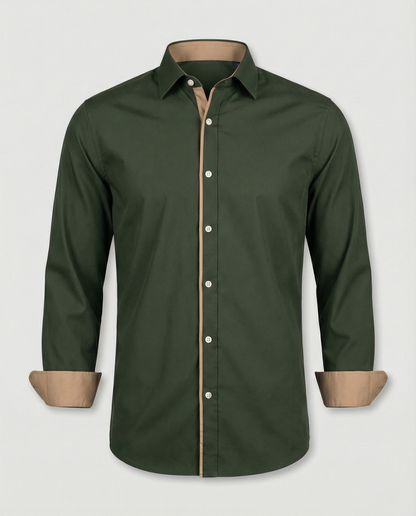 Herren Hemd Herbstlich Flanell Warm