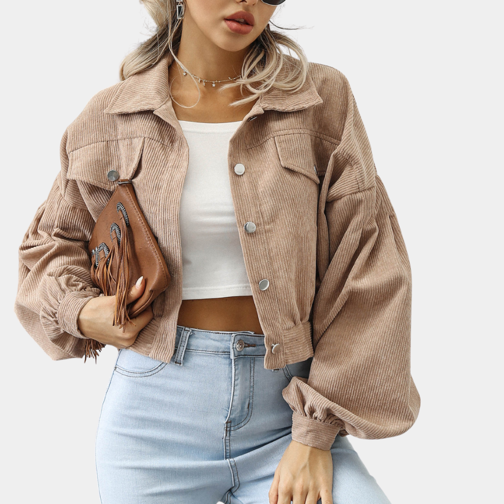 Damenjacke Rippenstrick Herbst Modisch Warm