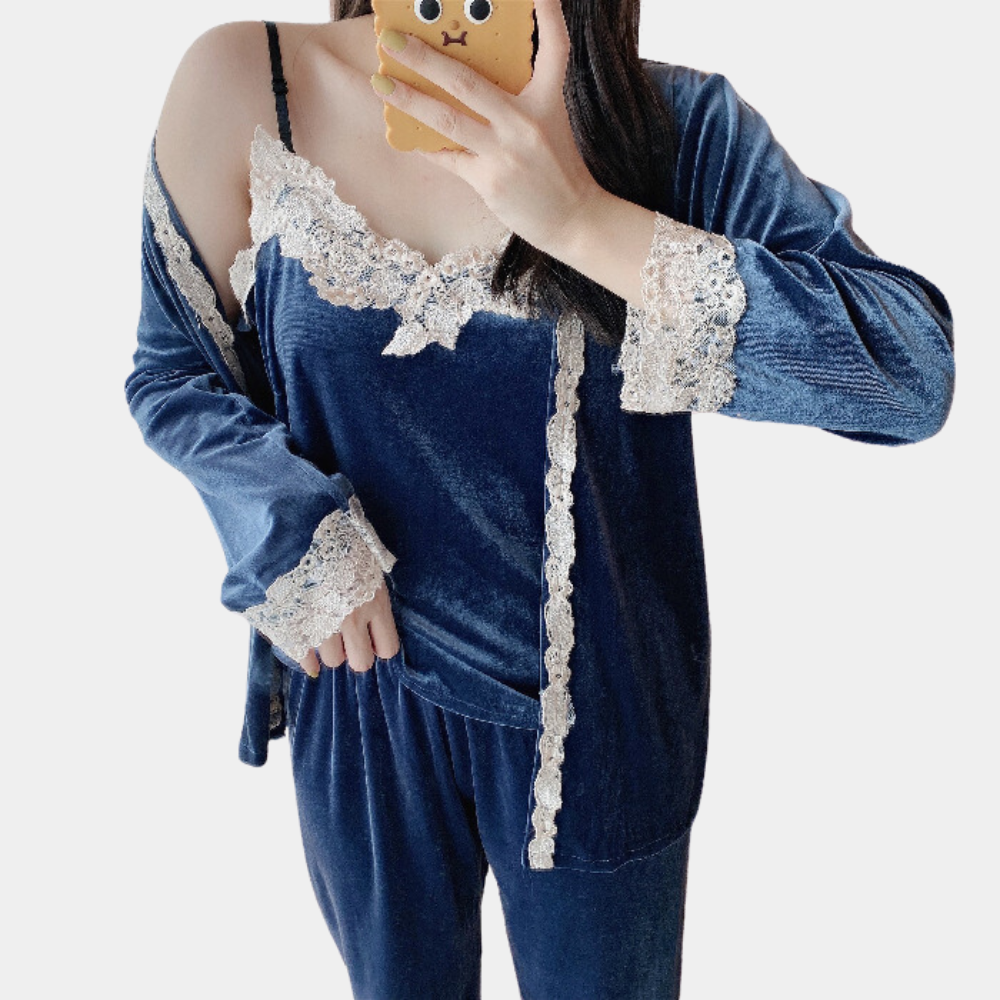 Komfortables und elegantes Damen-Pyjama-Set