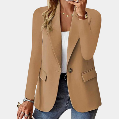 Damenblazer Slim Fit mit Knopfverschluss und Klassischem Schnitt
