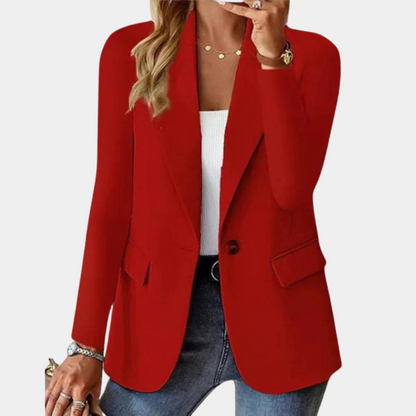 Damenblazer Slim Fit mit Knopfverschluss und Klassischem Schnitt - BerlinGlamour