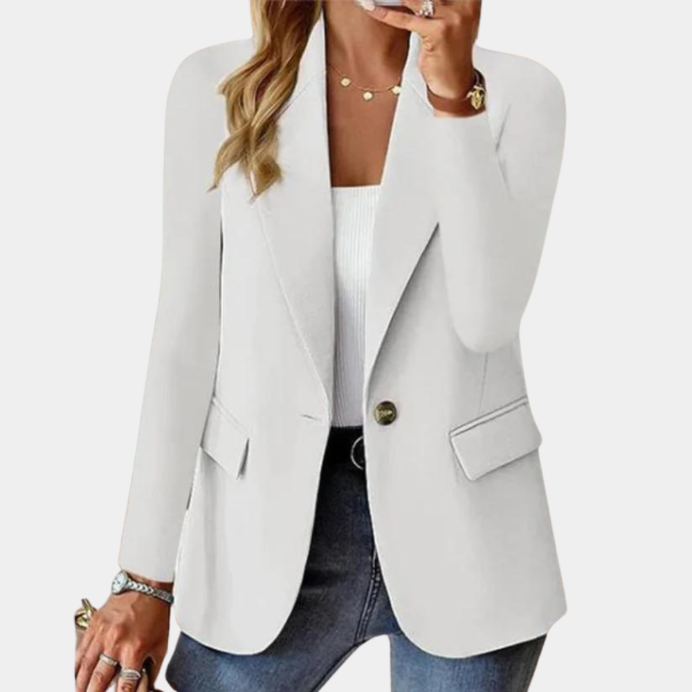 Damenblazer Slim Fit mit Knopfverschluss und Klassischem Schnitt